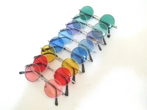 John Lennon Style Sunglasses Vintage Classic Circle Round Small Faces Men Women. - Picture 1 of 4