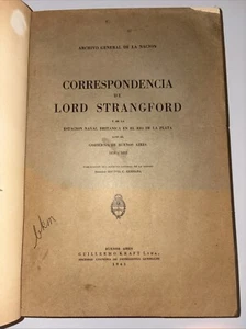 Correspondencia De Lord Strangford Y De La Estacion Naval Britanica 1941 - Bild 1 von 4