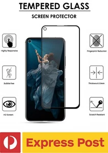 Huawei Nova 5T Full Cover 10D Curved 9H Tough Tempered Glass Screen Protector - Foto 1 di 7