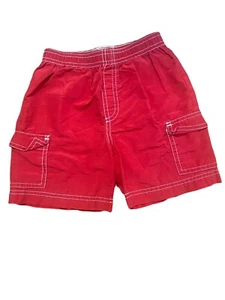 Arizona Swim Shorts Red Boys Toddler Size 4 - Picture 1 of 5