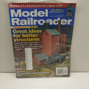 Model Railroader Magazine April 2014 Great ideas for better structures - Picture 1 of 2