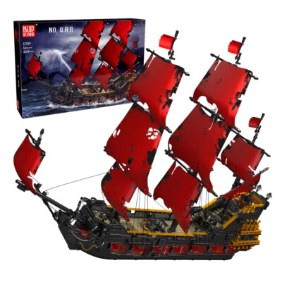 Mould King 13109 (Clearance) Red Ship Pirates Caribbean Revenge Building Block - Image 1 of 4