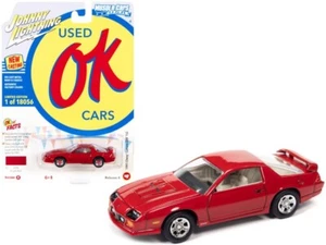 1/64 Johnny Lightning 1991 Chevrolet Camaro Z28 1LE Bright Red Model JLSP195B - Picture 1 of 1