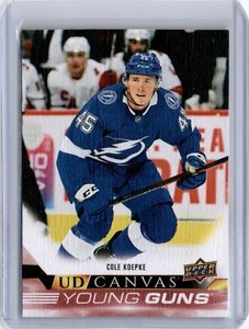 Cole Koepke Young Guns 2022-23 Upper Deck Series 2 UD Canvas Lightning #C234