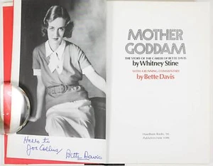 Mother Goddam: The Story of the Career of Bette Davis - SIGNED - Picture 1 of 6