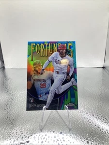 2025 Topps Chrome James Wood Fortunes #F15-10 - Picture 1 of 10