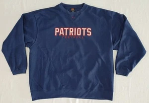 Vintage 90s Nike Center Swoosh New England Patriots Crewneck Sweatshirt Size XL - Picture 1 of 11