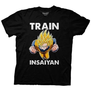 Dragon Ball Z Goku Train Insaiyan Dragon Ball Adult T-Shirt - Picture 1 of 1