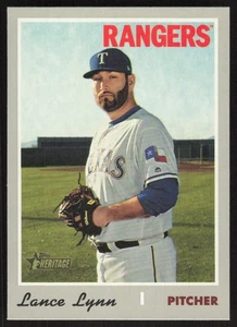 2019 Topps Heritage Lance Lynn #561 Texas Rangers - Picture 1 of 2