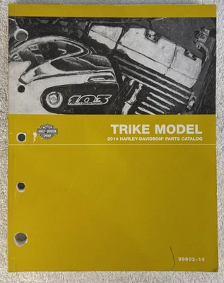 Harley Davidson 2014 catálogo de piezas triciclo modelo 99602-14 Foto 1 de 4