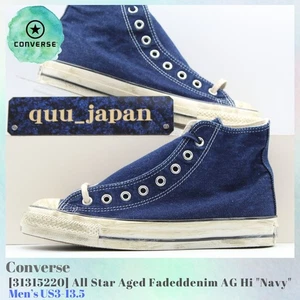 Converse All Star Aged Fadeddenim AG Hi Navy 31315220 Men's US3-13.5 NEW - Picture 1 of 18