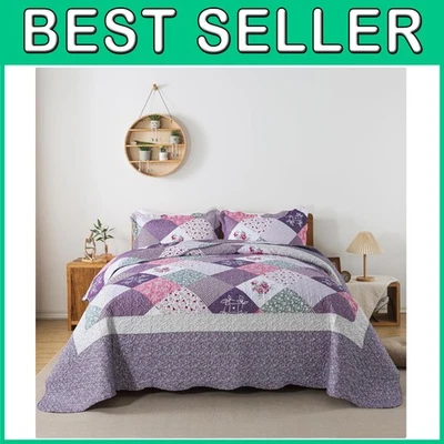 Rustic Bedding King Size, Reversible Coverlet - Image 1 of 4