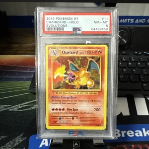 2016 CHARIZARD HOLO POKEMON XY EVOLUTIONS 11/108 - PSA 8 - Picture 1 of 2