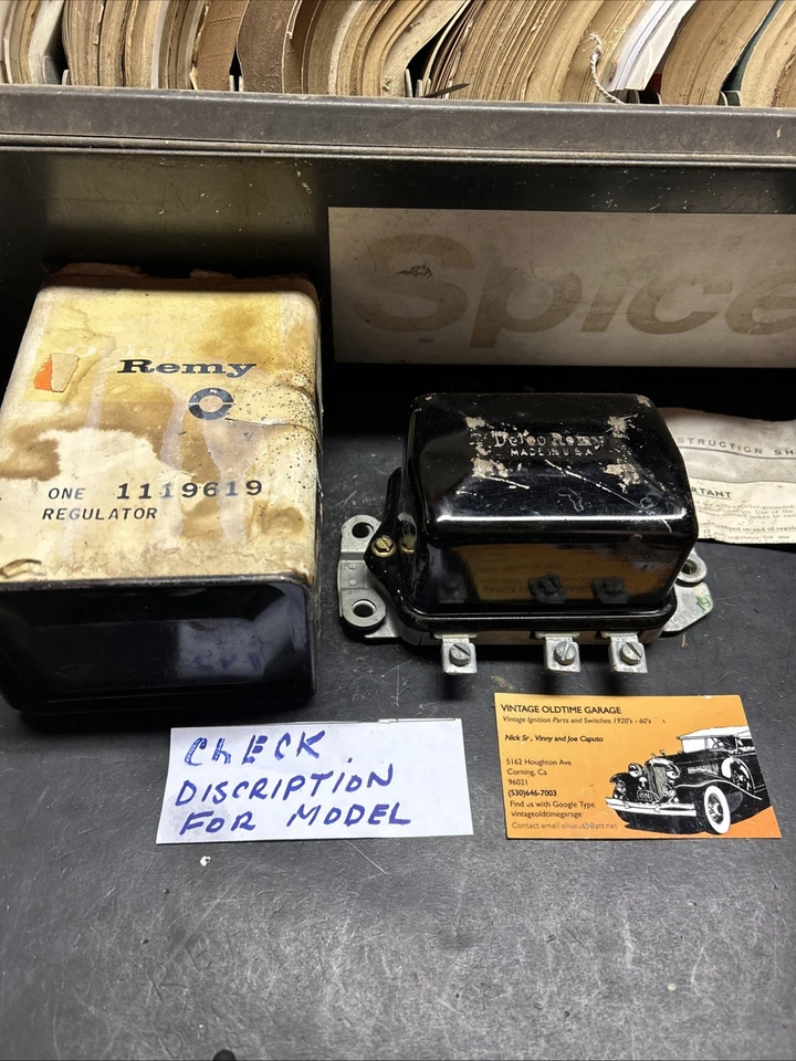 1956 1957 1958 1959 1960 1961 1962 1964 1965 camión Chevrolet regulador de voltaje Foto 1 de 4