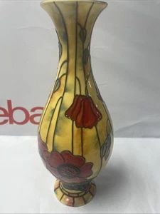 OLD TUPTON WARE FLORAL VASE Blue Inside 9-7/8” T Beautiful! 😍 W81 - Picture 1 of 9