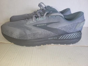 Brooks Mens Beast GTS 24 1104252E069 Gray Running Shoes Sneakers Size 15 2E - Picture 1 of 11