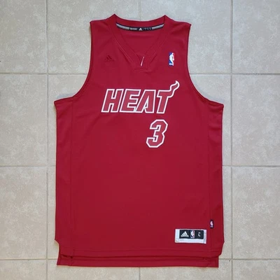 Camiseta deportiva de Navidad Adidas 2012 Dwyane Wade Miami Heat Foto 1 de 4