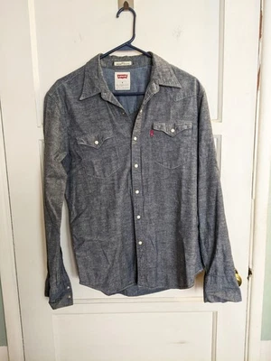 Levis denim western shirt men - medium - Image 1 of 4