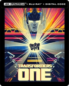 TRANSFORMERS ONE STEELBOOK 4K Ultra HD + Blu-ray + Digital Code SEALED - Picture 1 of 4