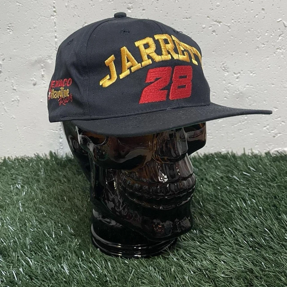 De Colección Dale Jarrett 28 Texaco Havoline Racing SnapBack Sombrero Bordado Raro NASCAR Foto 1 de 4