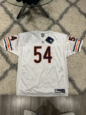 Camiseta deportiva Brian Urlacher de los Chicago Bears #54 Reebok auténtica para hombre Foto 1 de 4