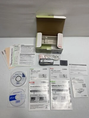 Canon PowerShot A310 Digital Camera W/Box & Original Papers 3.2 MP See Desc!! - Image 1 of 4