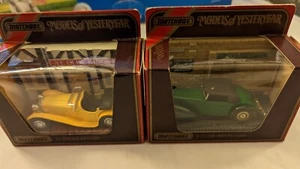 Matchbox Yesteryear Y1 1936 Jaguar SS-100 & Y17 1938 Hispano Suiza Diorama Boxed - Picture 1 of 19