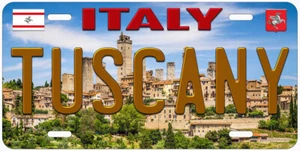 Toskana Italien Neuheit Autokennzeichen - Bild 1 von 3