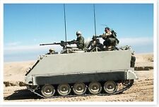M-113 Armored Personnel Carrier Operation Desert Storm 8x12 Silver Halide Photo