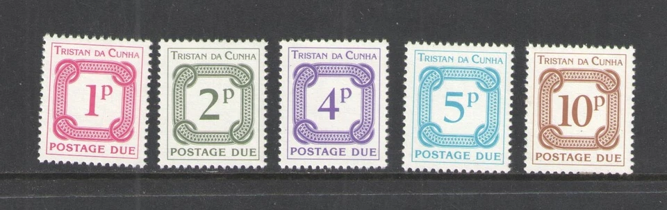 1976 TRISTAN DA CUHNA SCOTT # J6-10 ПОЛНЫЙ КОМПЛЕКТ ВЗНОСОВ КАК НОВЫЙ БЕЗ НАКЛЕЕК И СЛЕДОВ - Изображение 1 из 1