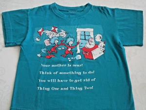 EUC Universal Studios kids vintage T-Shirt, Thing 1 Thing 2, Dr. Seuss, Sz. 5-6 - Picture 1 of 5