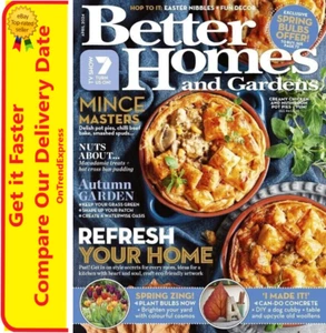 Australia Better Homes and Gardens Magazine April 2024 Refresh Your Home - Picture 1 of 6