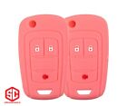 2x New KeyFob Remote Fobik Silicone Cover Fit / For Select GM Vehicles ....