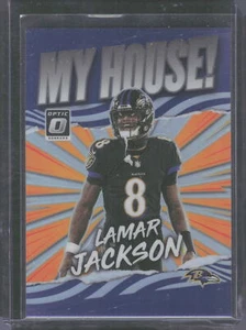 2021 Donruss Optic My House! #9 Lamar Jackson - Picture 1 of 2