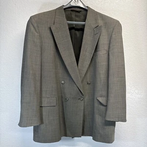 John Clarendon Sport Mantel Herren 46 L Zweireiher Hahnentritt Blazer Jacke - Bild 1 von 8
