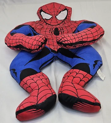 Vintage Spiderman Plush Toy Figure  Marvel 2002   NEW 2' Long Balzac - Image 1 of 4