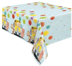 Cubierta de mesa de plástico para fiesta de cumpleaños Cocomelon - 84 pulgadas x 54 pulgadas - JJ y fiesta de amigos - Imagen 1 de 7