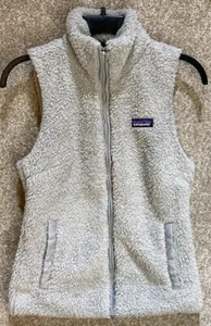 Patagonia Womens Gray Los Gatos Full Zip Fleece Vest Jacket Size XS 25216 - Picture 1 of 13