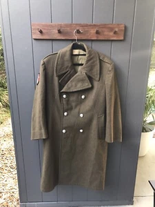 Vintage FRENCH 2nd ARMY CORPS II CA GREAT COAT SMALL/MEDIUM - Picture 1 of 14