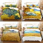 Van Gogh Oil Painting Print Quilt Duvet Cover Set Comforter Cover Children