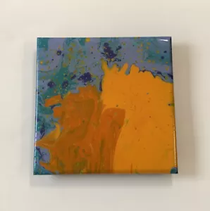 Pintura abstracta moderna resina artista de Georgia Daniel Hanifan - Imagen 1 de 6