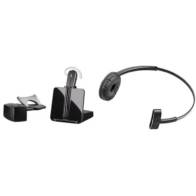 Plantronics - CS540 Wireless DECT Headset with HL-10 Lifter (Poly) & 84605-01 Sp - Image 1 of 4