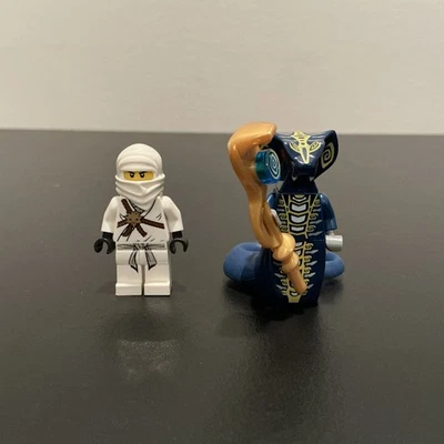 Lego Ninjago Mini Figura Lote Dx Zane, Escalas Con Bastón Foto 1 de 4