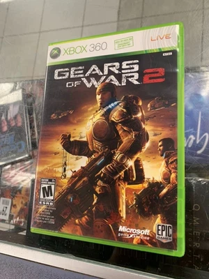 Gears of War 2 - Microsoft Xbox 360 - Acceptable Condition CIB NTSC - Image 1 of 4