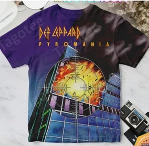 Def Leppard 3D T-Shirt Unisex All Size - Picture 1 of 4