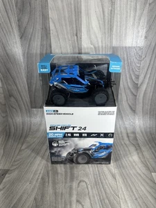 Power Craze Shift 24 Buggy RC ad alta velocità scala 1:24 telecomando blu - Foto 1 di 4