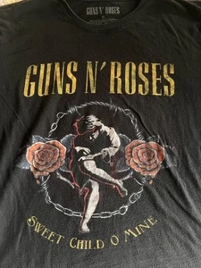 Guns N Roses Sweet Child O'Mine schwarzes T-Shirt Größe Large - Bild 1 von 2