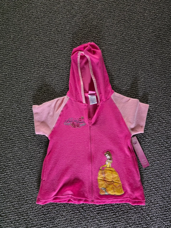 Bata de princesa traje de baño/trapa de baño niñas encubrimiento con capucha rosa talla 4 nuevo Foto 1 de 1