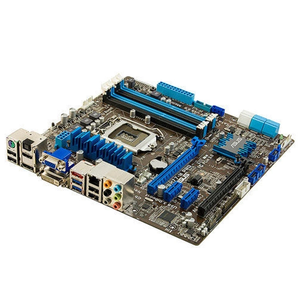 Asus P8H77-M PRO Scheda Madre socket lga 1155 intel H77 motherboard ddr3 hdmi pc - Immagine 1 di 4
