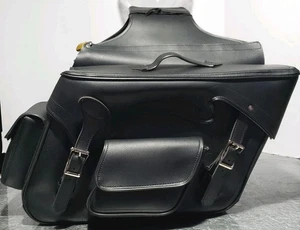Universal Motorcycle Saddle Bags With Locks Will Fit Different Style Bikes - Bild 1 von 13